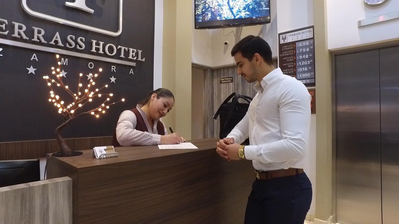 Terrass Hotel Zamora Самора де Идалго Екстериор снимка